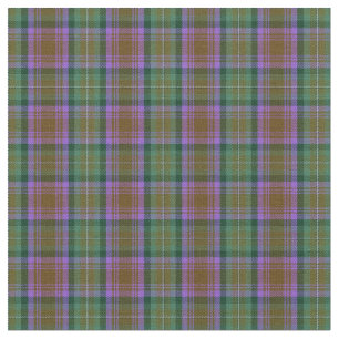 Skye Green Violet Earth Tartan Plaid Fabric