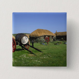 Skye Museum, Kilmuir, Isle of Skye, Highlands, 15 Cm Square Badge