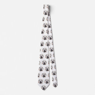 Skye Terrier Christmas Wreath Festive Pup Tie