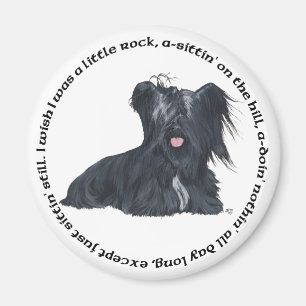 Skye Terrier Ditty Magnet