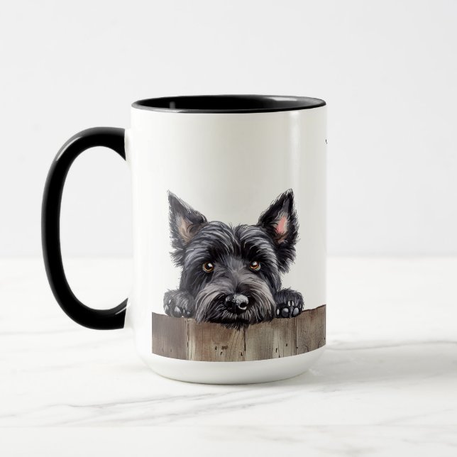 Skye Terrier Dog Mug (Left)