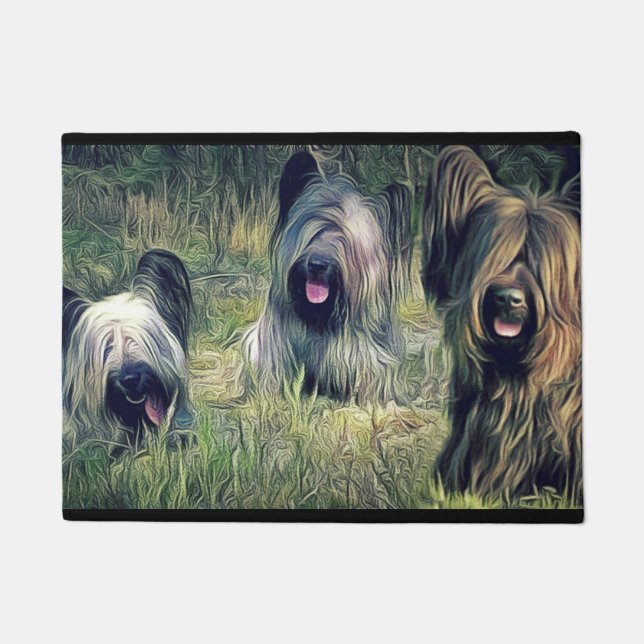 skye terrier doormat (Front)