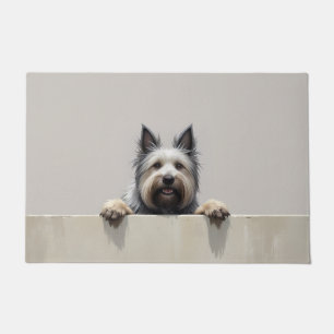 Skye Terrier Doormat Art