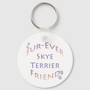 Skye Terrier Furever Friend Key Ring