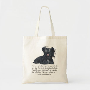 Skye Terrier MALE Keepsake Tote Bag