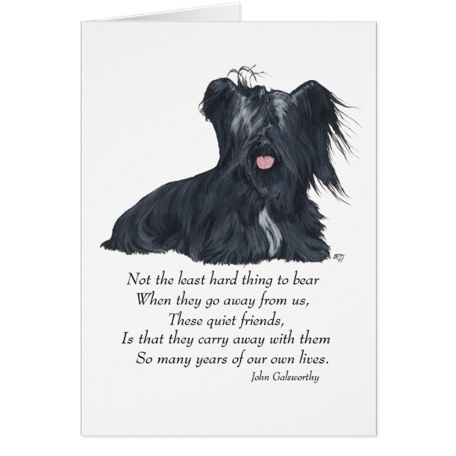 Skye Terrier Memory (Front)