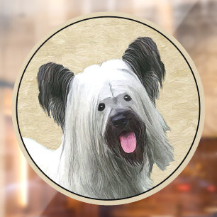 Skye Terrier Painting - Cute Original Dog Art