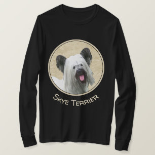 Skye Terrier Painting - Cute Original Dog Art T-Shirt