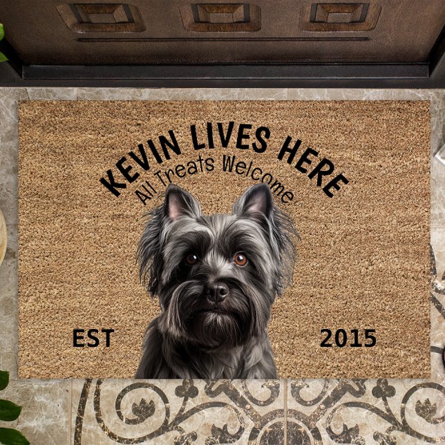 Skye Terrier Personalised Pet Doormat (Creator Uploaded)