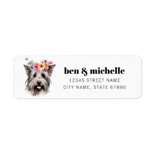 Skye Terrier Return Address Labels
