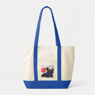 Skye Terrier Sailor Valentine Tote Bag