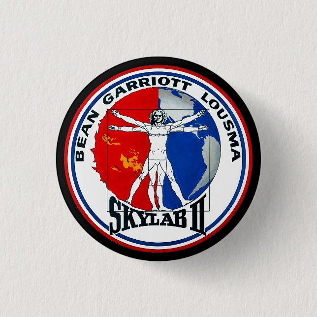 SKYLAB 2 MISSION PATCH   3 CM ROUND BADGE (Front)