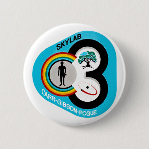 Skylab 3 Mission Patch 6 Cm Round Badge