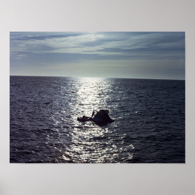 Skylab 4 Splashdown & Recovery Poster (Front)