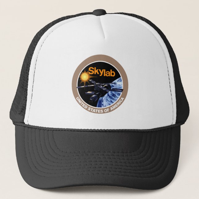 Skylab Program Logo Trucker Hat (Front)