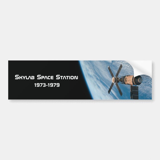 Skylab Space Station Bumper Sticker (Front)