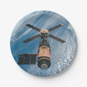 Skylab Space Station Paper Plate