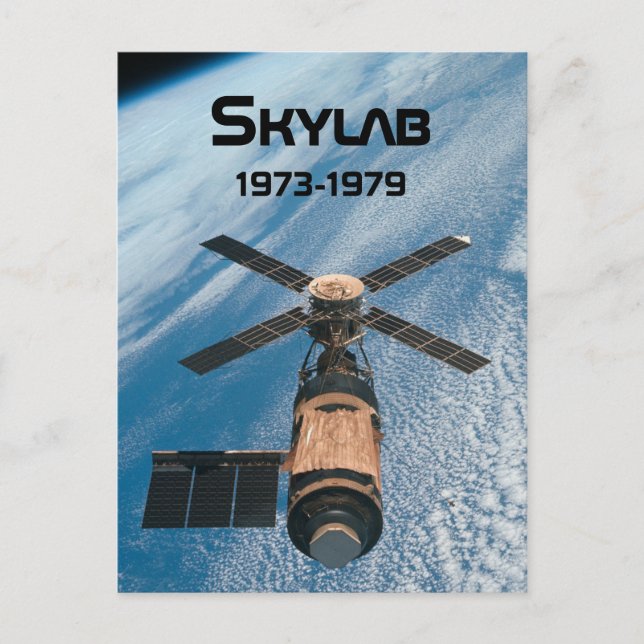 Skylab Space Station Postcard (Front)