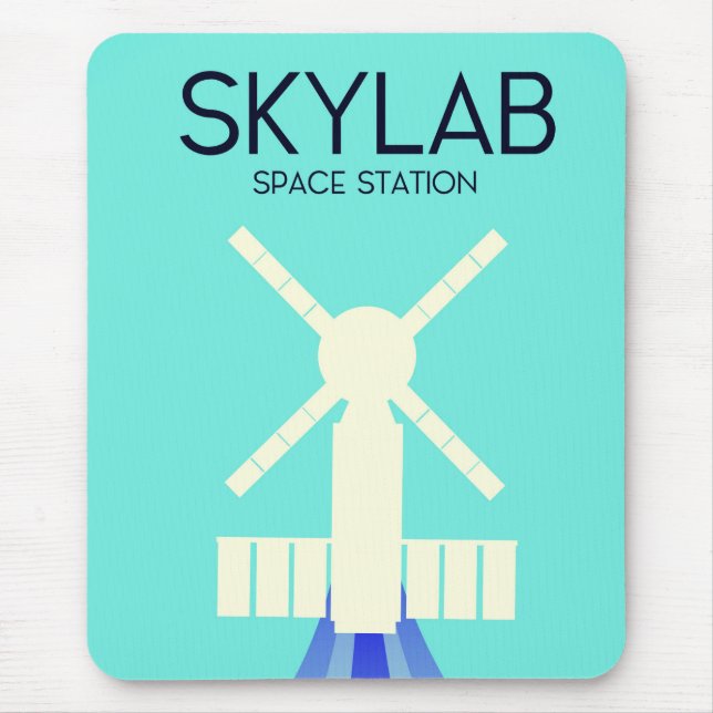 Skylab Space Station Space Art Mouse Pad (Front)