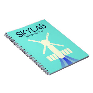 Skylab Space Station Space Art Notebook