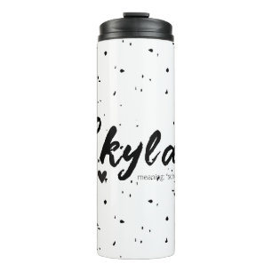 Skylar Name Meaning Minimal Modern Text Ladies Mug
