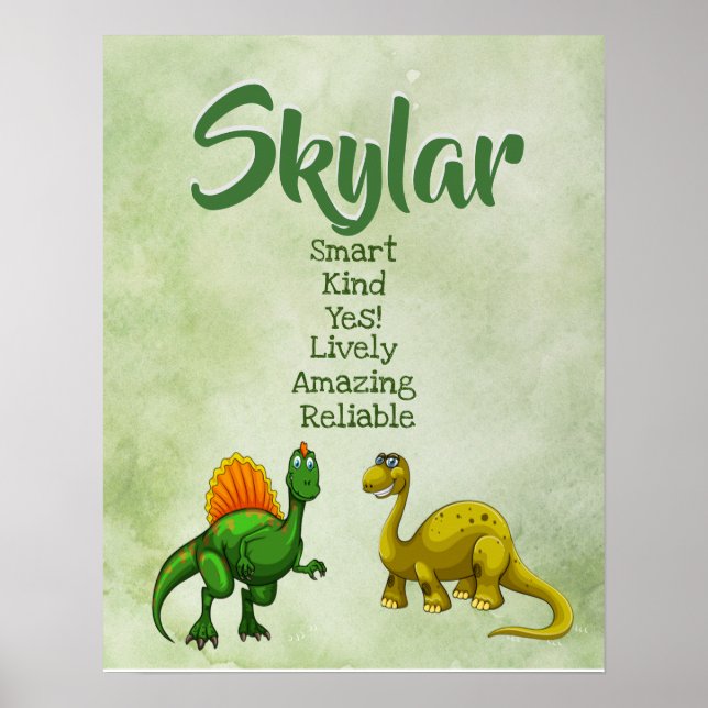 Skylar Name Poster (Front)