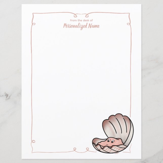 Skylar Scallop Unlined Paper Sheets (Front)