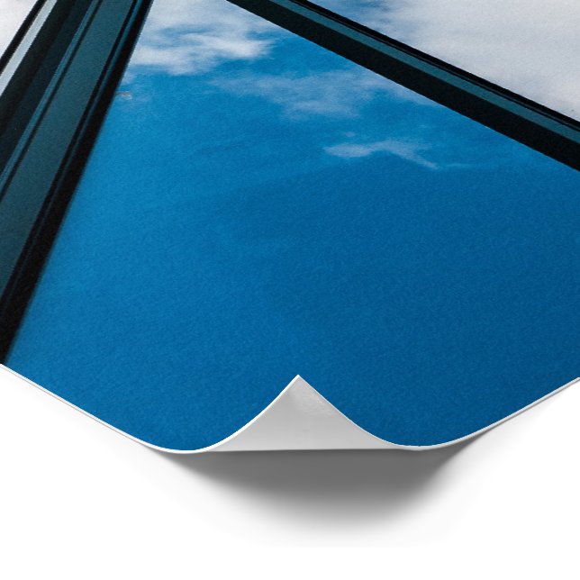 Skylight and Clouds Poster (Corner)