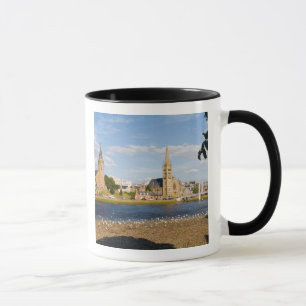 Skyline and river of quaint town of Inverness Mug