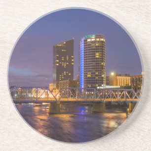 Skyline At Dusk, On The Grand River Coaster