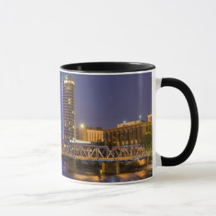 Skyline At Dusk, On The Grand River Mug