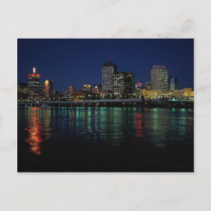 Skyline at night, Brisbane, Queensland, Australia Postcard