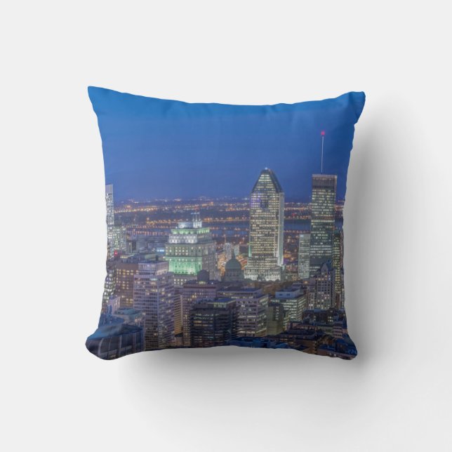Skyline at twilight 2 cushion (Front)