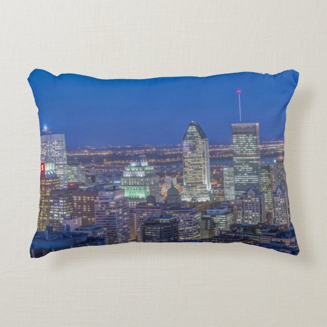 Skyline at twilight 2 decorative cushion (Front)