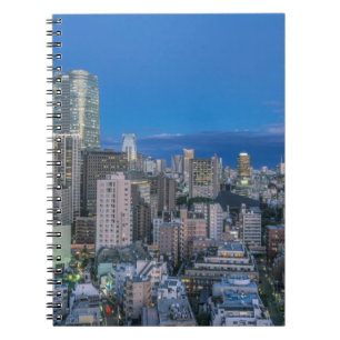 Skyline at twilight notebook