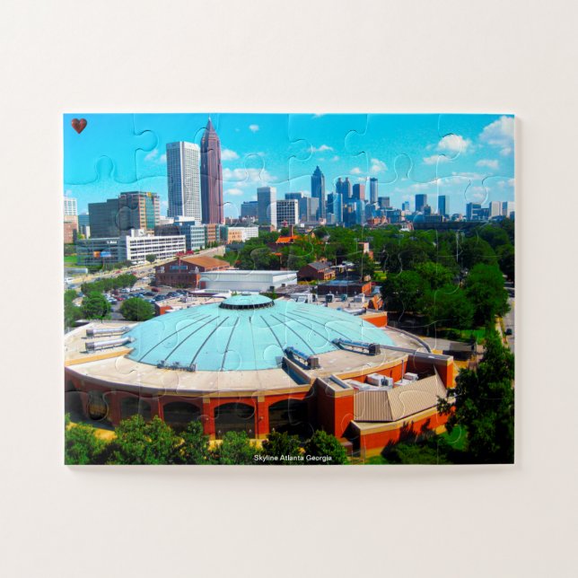 Skyline Atlanta Georgia Jigsaw Puzzle (Horizontal)