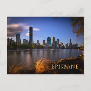 Skyline, Brisbane, Brisbane River, Australia Postcard