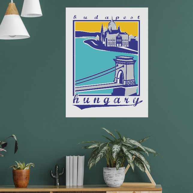 Skyline Budapest Poster (Living Room 1)