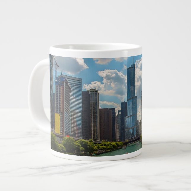 Skyline Chicago Large Coffee Mug (Front Left)