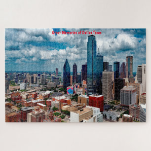 Skyline Dallas Texas. Jigsaw Puzzle