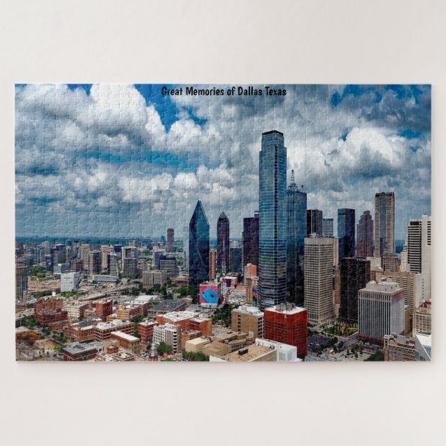 Skyline Dallas Texas. Jigsaw Puzzle (Horizontal)