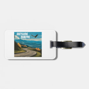 Skyline Drive Virginia Eagle Luggage Tag