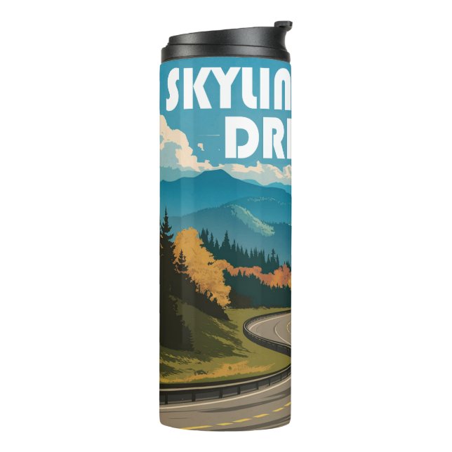 Skyline Drive Virginia Eagle Thermal Tumbler (Rotated Left)