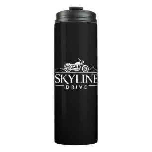 Skyline Drive Virginia Motorcycle Thermal Tumbler