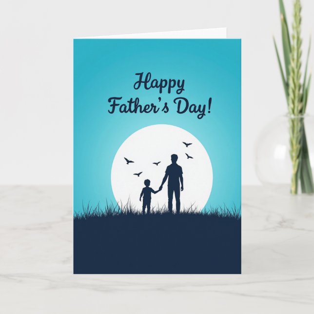 Skyline Fathers Day Image Card (Front)