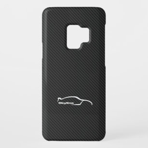 Skyline GT-R Logo w/ Faux Carbon FIber Background Case-Mate Samsung Galaxy S9 Case