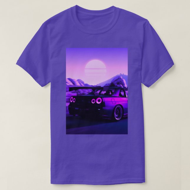 Skyline GTR R34 Long T-Shirt (Design Front)