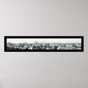 Skyline Jacksonville FL Photo 1910 Poster