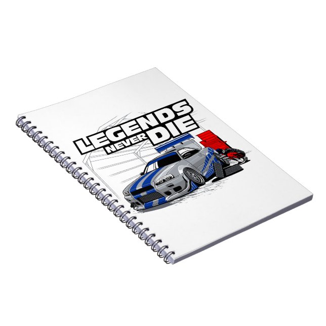 SKYLINE LEGENDS NEVER DIE! NOTEBOOK (Right Side)