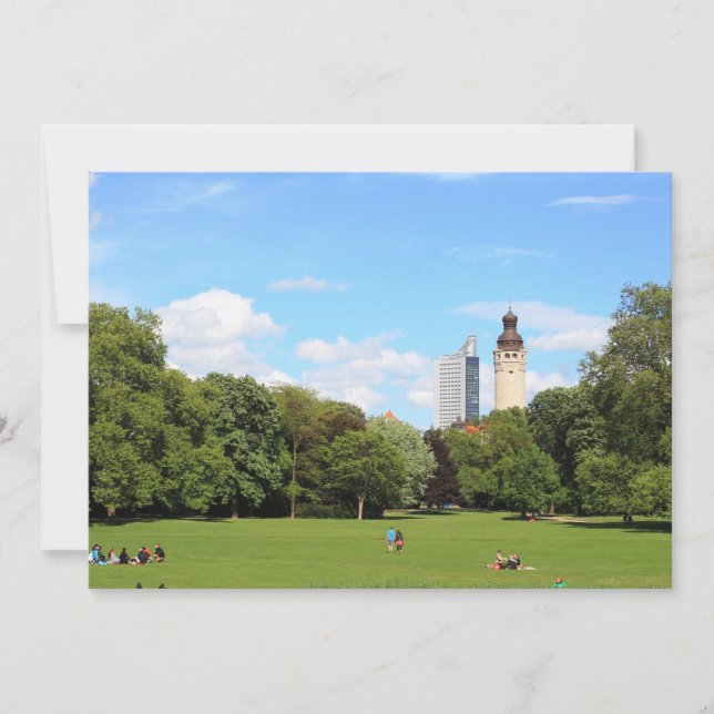 skyline Leipzig Rathaus Hochhaus (Front)